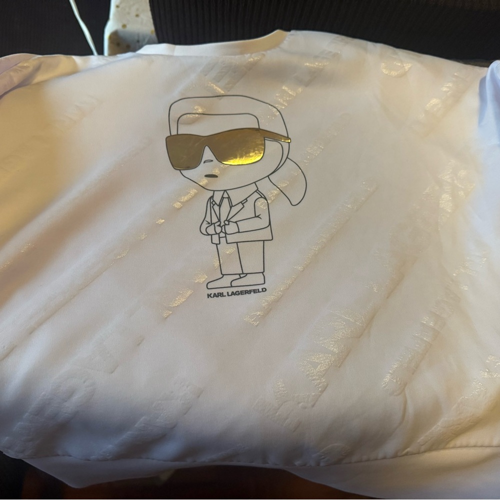 Kids Karl Lagerfeld White Crewneck sweater size 12